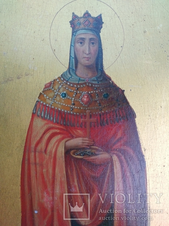 Икона Святая Равноапостольная царица Елена, фото №4