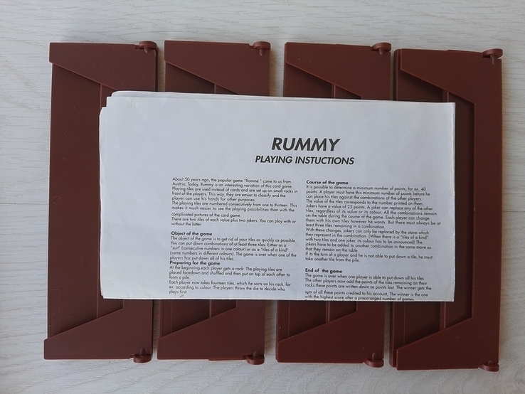 Настольная игра Румми (Rummy), фото №7