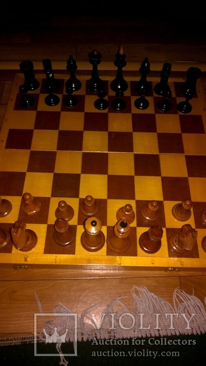 Шахматы:" Звезда", 40×40 см., фото №2