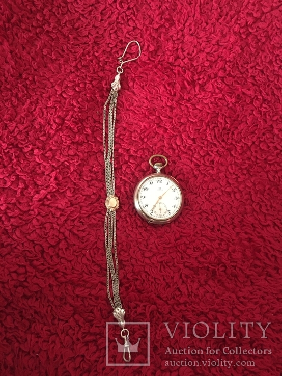 Часы карманные Omega ( серебро ), фото №3