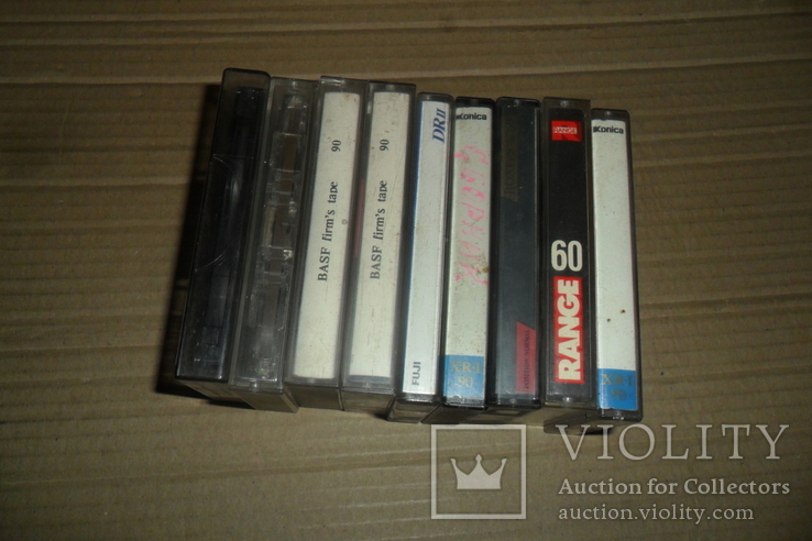 Аудиокассета кассета Konica Range Fuji и др. - 9 шт в лоте, фото №10
