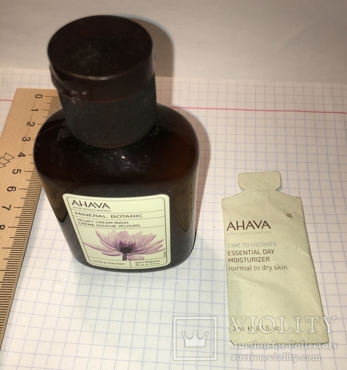AHAVA Velvet Cream Wash Lotus/Chestnut (Крем д/душа) и тестер дн. крема д/лица, 2012г.