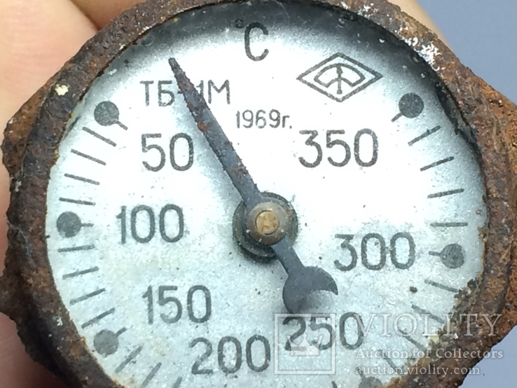 Термометр ТБ-1М 1969г. до 350 градусов цельсия. СССР, фото №2