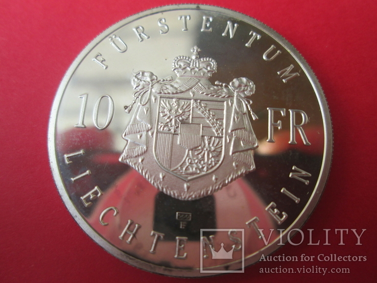Лихтенштейн 10 франков 1990