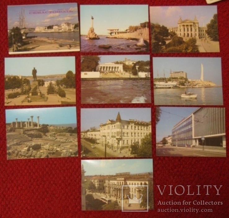 Набор открыток, Город-герой Севастополь, 10 почтовых карточек, 1982г, фото №4