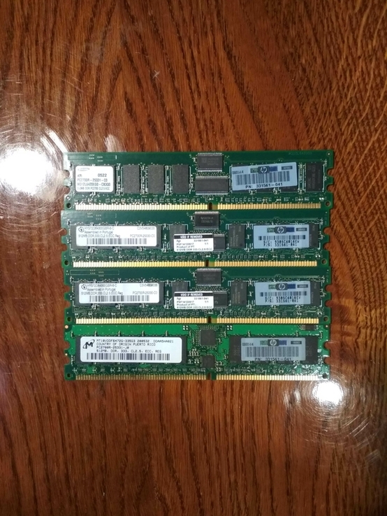 Оперативная память для сервера 512MB PC2700R DDR CL2.5 ECC REG 4штуки, numer zdjęcia 2