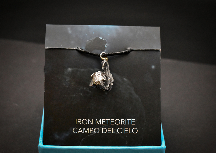 Кулон с метеоритом, Campo Del Cielo, Железный метеорит, Уникальный подарок, фото №3