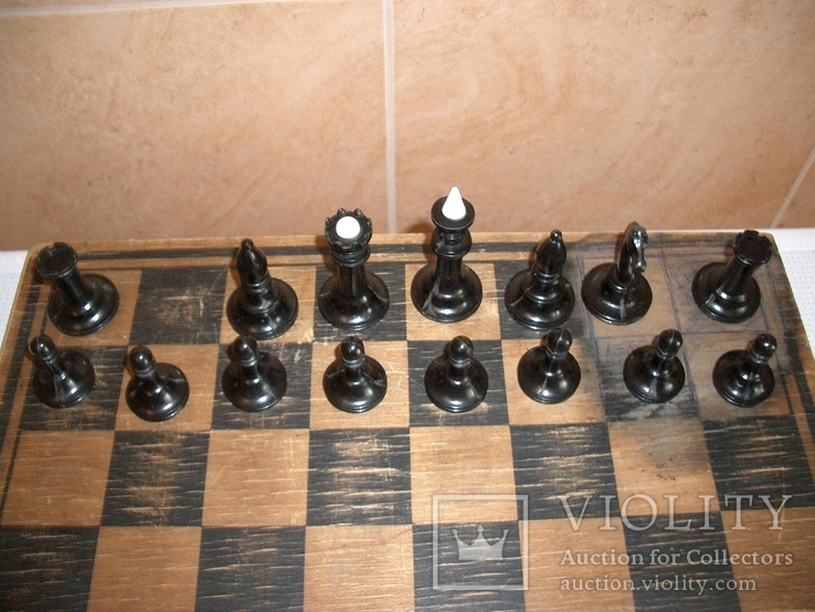 Шахматы пласт. и доска 40х40 см,1966 год, фото №4