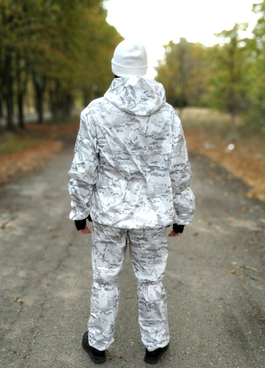 Зимний маскировочный костюм маскхалат белый - multicam alpine, фото №5