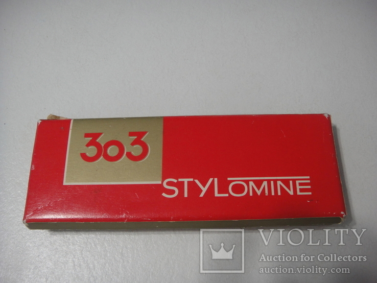 Винтажная перьевая ручка Stylomine 303, фото №2