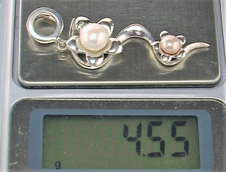 Подвеска кулон серебро 925 проба 4,55 грамма, фото №8