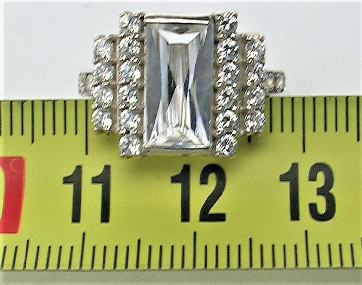 Кольцо перстень серебро 925 проба 4,34 грамма 16 р, фото №5