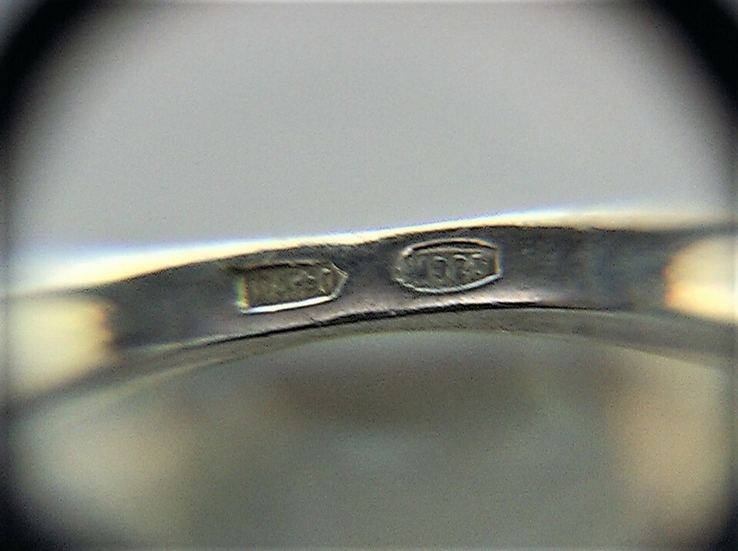 Кольцо перстень серебро 925 проба 4,34 грамма 16 р, фото №9