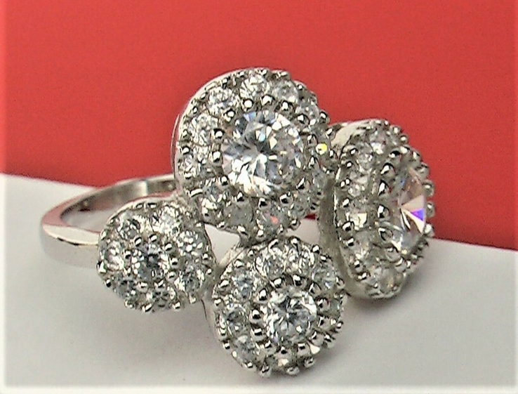 Кольцо перстень серебро 925 проба 6,09 грамма 17 р, фото №4