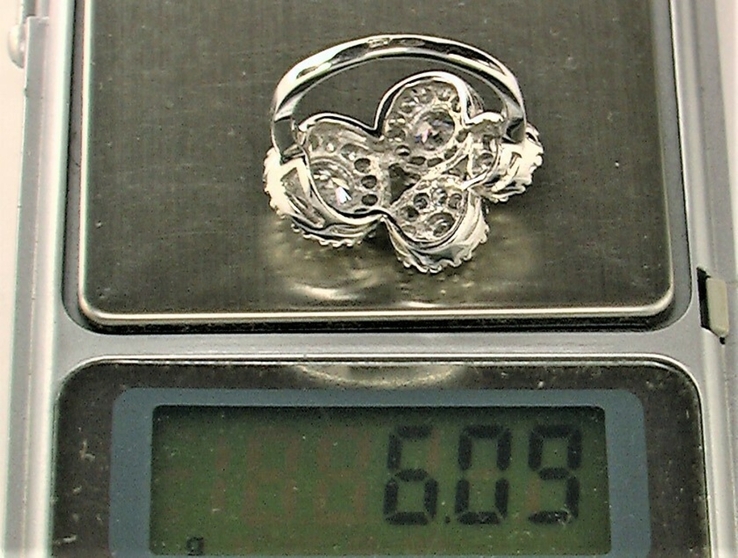 Кольцо перстень серебро 925 проба 6,09 грамма 17 р, фото №8