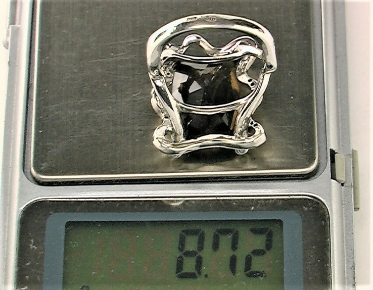 Кольцо перстень серебро 925 проба 8,72 грамма 17,5 р, фото №8
