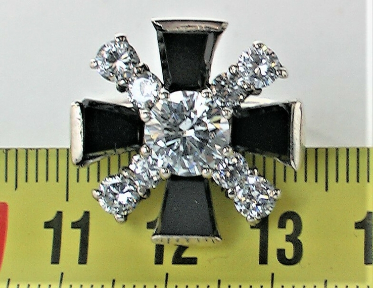 Кольцо перстень серебро 925 проба 8,16 грамма 17,5 р, фото №5