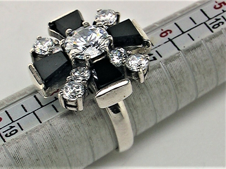 Кольцо перстень серебро 925 проба 8,16 грамма 17,5 р, фото №7