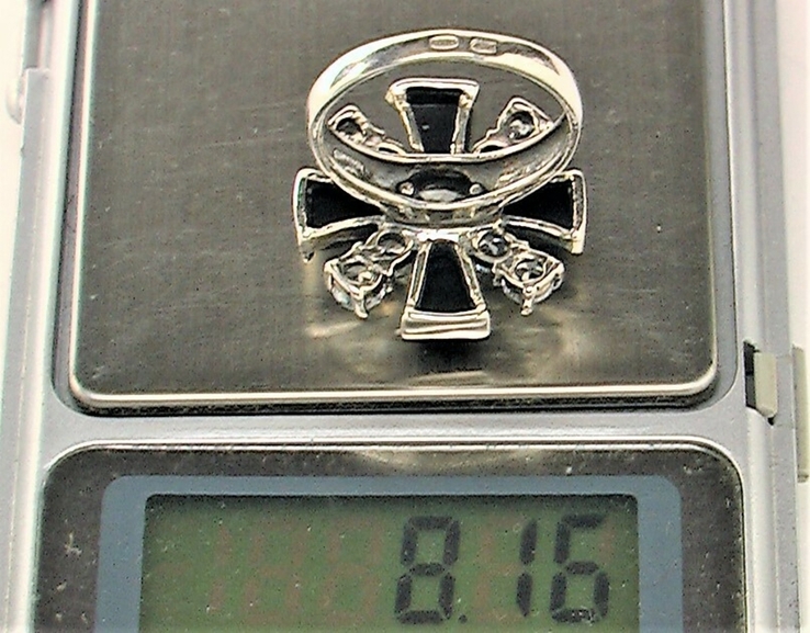 Кольцо перстень серебро 925 проба 8,16 грамма 17,5 р, фото №8