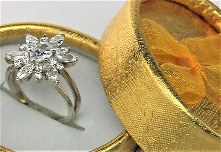 Кольцо перстень серебро 925 проба 5,31 грамма 19 размер, фото №2
