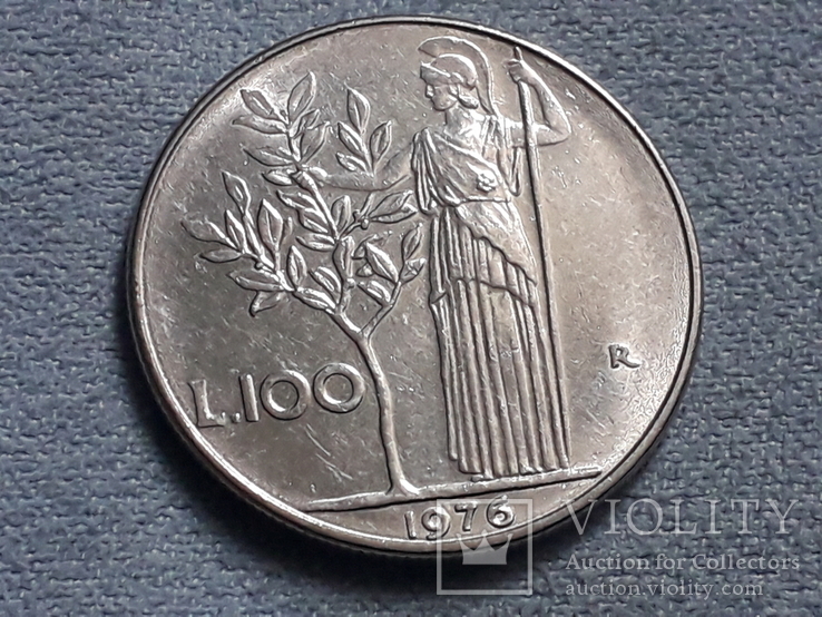 Италия 100 лир 1976 года