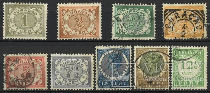Б16 Нид. Антильские о-ва (Кюрасао) 1904-1915 (63 евро)
