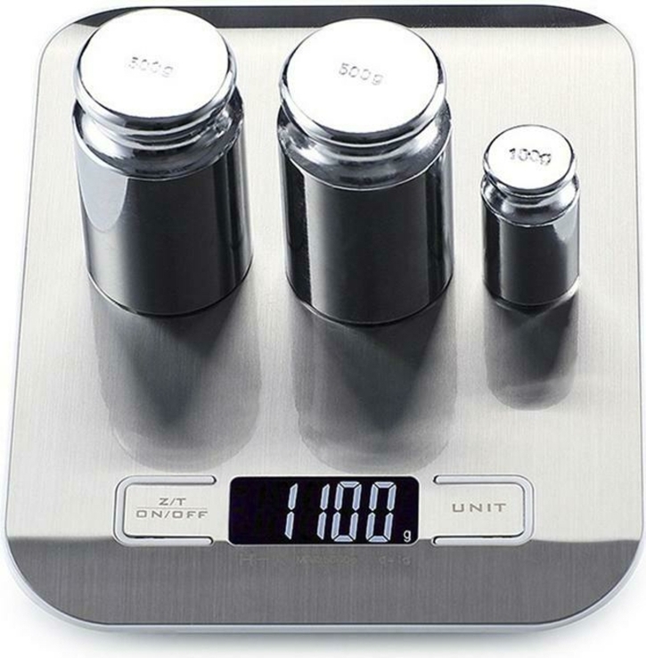 Весы кухонные Lesko SF-2012 Silver электронные LCD дисплей, фото №6
