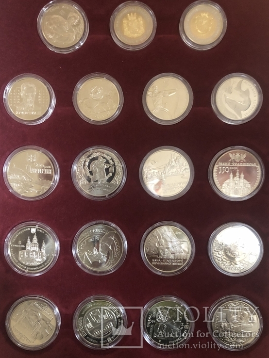 Полный Набор монет НБУ 2012 года номиналом 2 и 5 гривень, фото №4