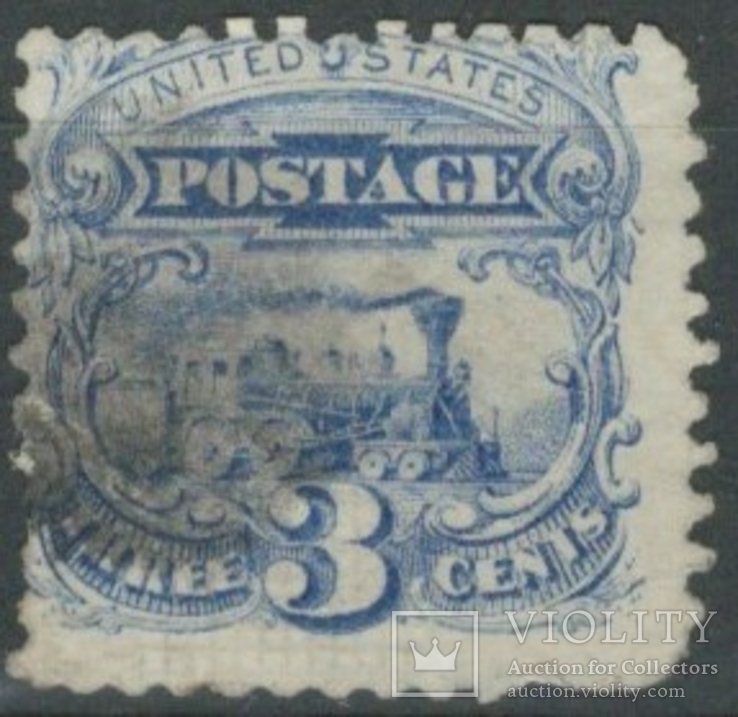 О039 США 1869 №28 (18 евро)