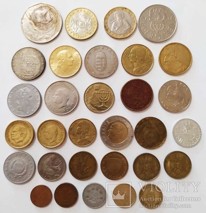 Комплект монет разных стран, фото №3
