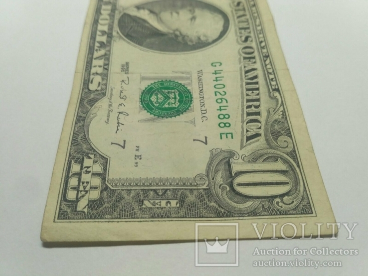 10 долларов 1995, фото №5