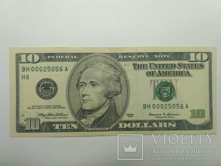 10 долларов 1999, photo number 2