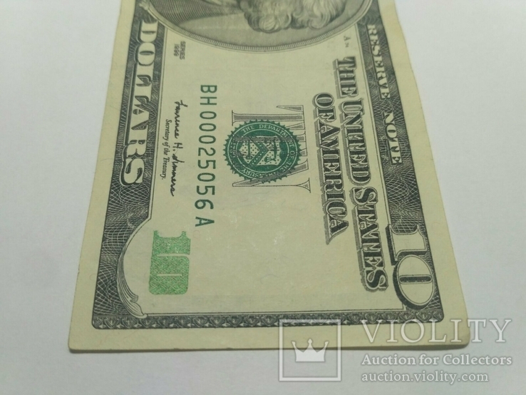 10 долларов 1999, photo number 5