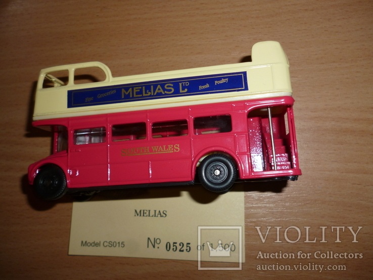 Масштабная модель Автобус Oxford Diecast Melias  CS015 ограниченная серия, фото №11
