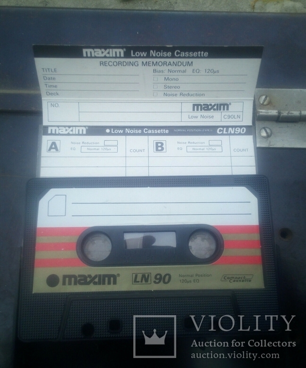 Магнитофонная кассета MAXIM CLN90, фото №4