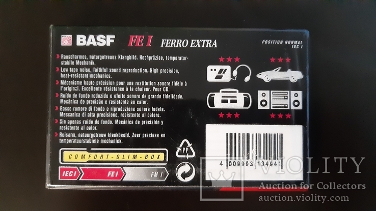 Касета Basf Fe I 90 (Release year: 1995), фото №3