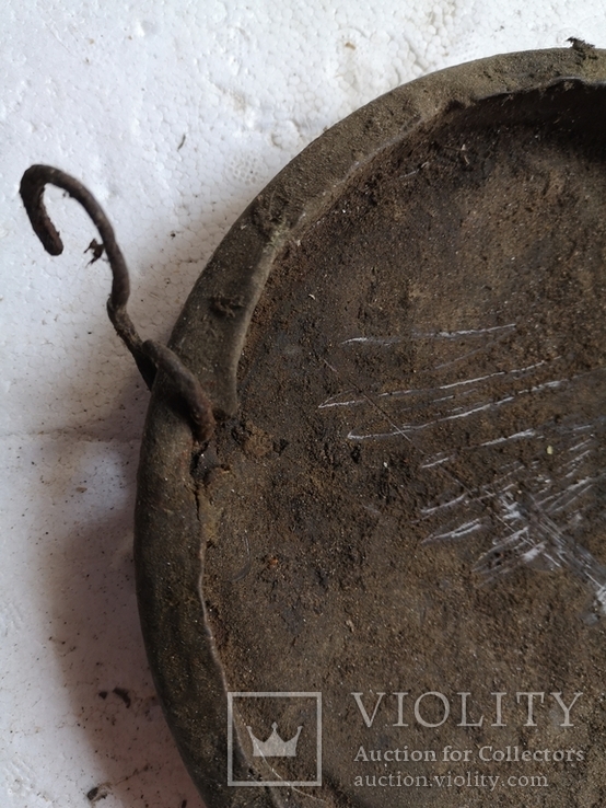 Колекционная чаша к старым кованым весам медь, фото №13
