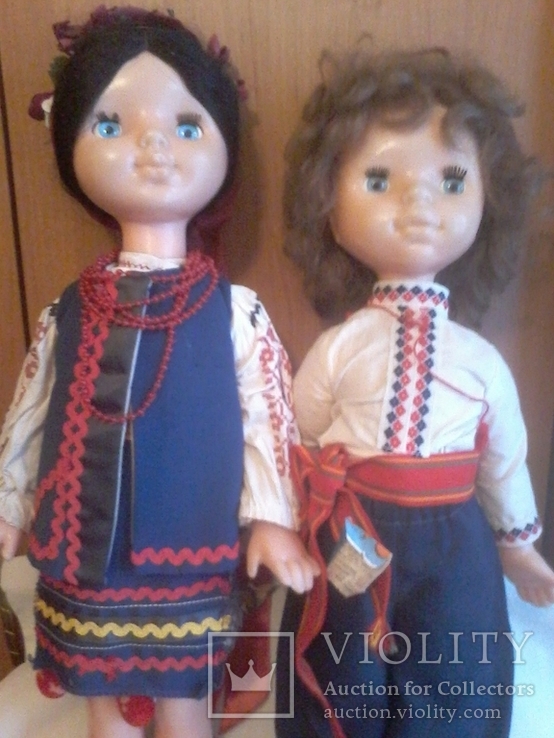 Куклы СССР Галя и Тарас Киев новые с этикетками, фото №2