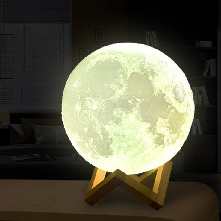 Ночник "Луна" Moon lamp" 13 см, numer zdjęcia 6