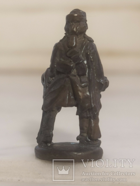 Солдат Воин № 1 коллекционная миниатюра бронза, фото №3