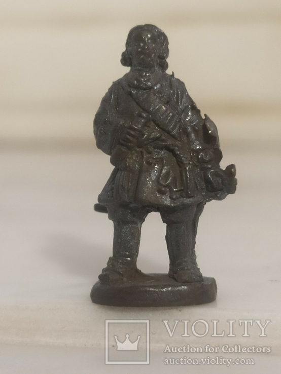 Солдатик Солдат Воин № 2 коллекционная миниатюра бронза, фото №3