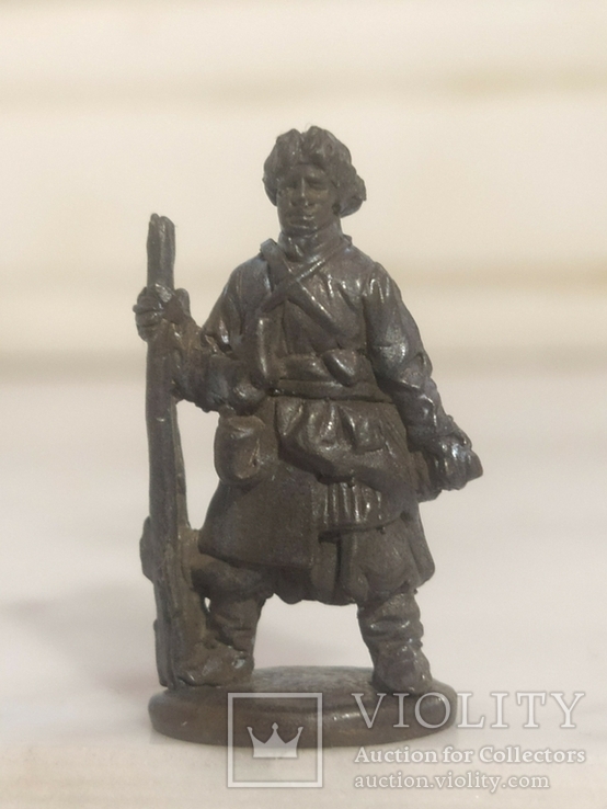 Солдатик Солдат Воин № 4 коллекционная миниатюра бронза, фото №3