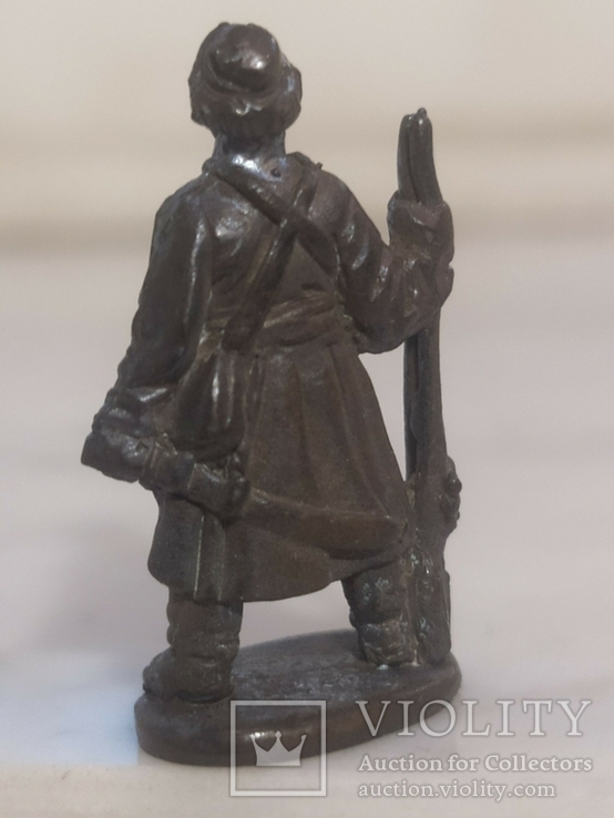 Солдатик Солдат Воин № 4 коллекционная миниатюра бронза, фото №6