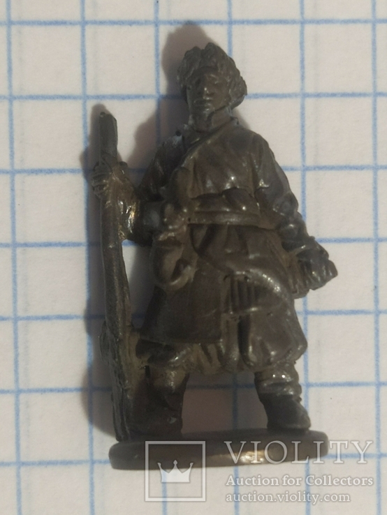 Солдатик Солдат Воин № 4 коллекционная миниатюра бронза, фото №7