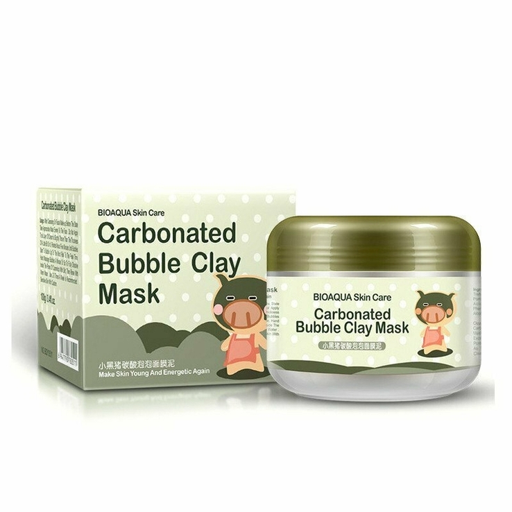 Маска для лица bioaqua carbonated bubble clay mask 100g