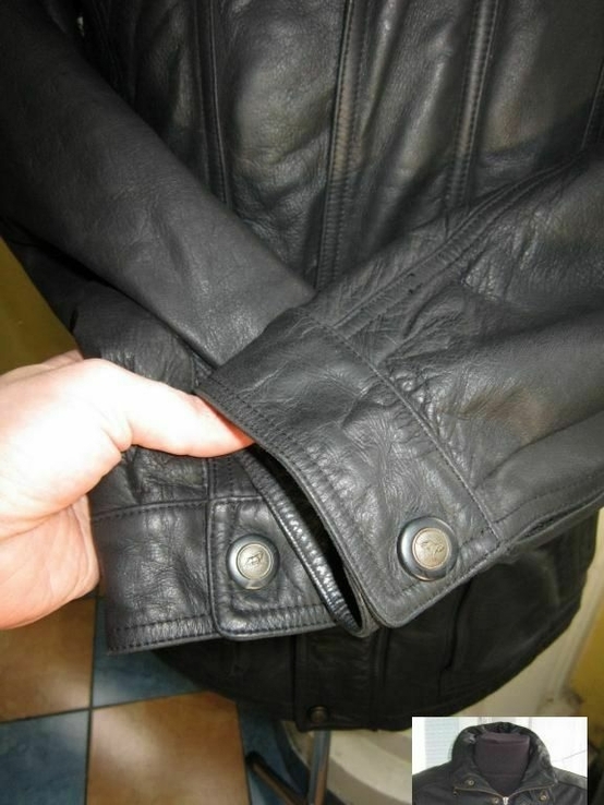 Утеплённая кожаная мужская куртка C.A.N.D.A. Германия. Лот 865, фото №7