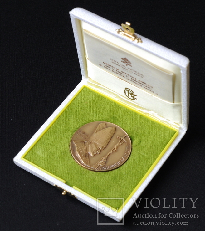 Медаль 10 Лет Правления Папы Римского Иоанна Павла ІІ,(30) Ватикан, фото №2
