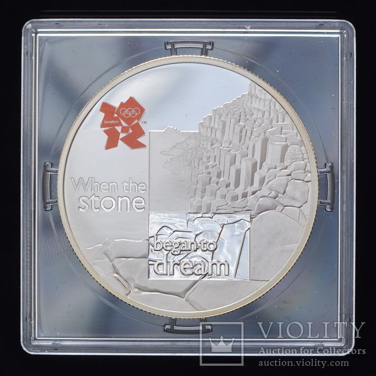 5 Фунтов 2010 Олимпийские Игры - Дорога гигантов (Серебро 0.925, 28.28г), Великобритания, фото №2