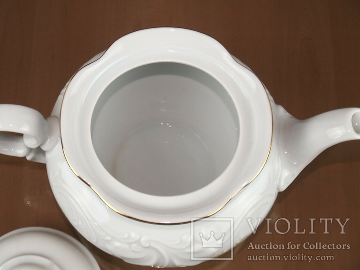 Чайник для заварювання з підставкою Porcelain WANEL, фото №10