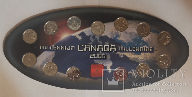 Набор монет Canada millennium 2000